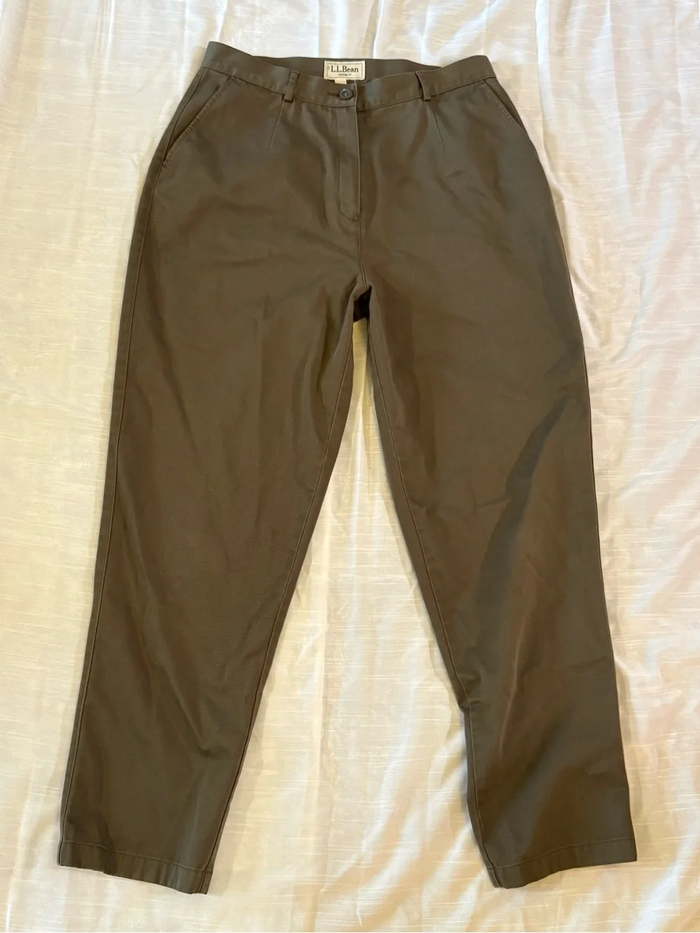 Women’s Vintage L.L. Bean 100% Cotton Utility Trousers